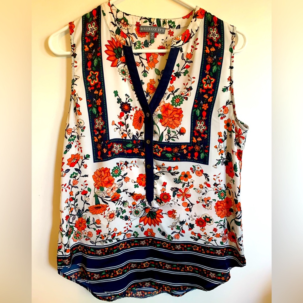 Brixon Ivy size M floral blouse, gently used condition